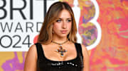 Tate McRae attends the BRIT Awards 2024 in March 2024 in London, England. 