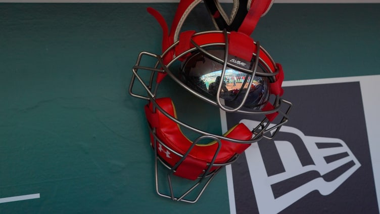 Cincinnati Reds catchers mask.