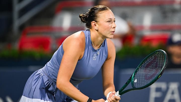 Anisimova and Rune are one of sixteen teams competing in the Open's revamped, knockout-style doubles tournament. Anisimova and Rune are one of sixteen teams competing in the Open's revamped, knockout-style doubles tournament.