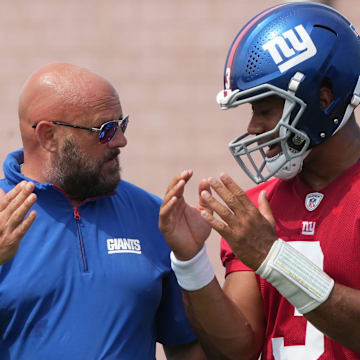 Russell Wilson will get first honors as the Giants No. 1 QB in a transitional season.