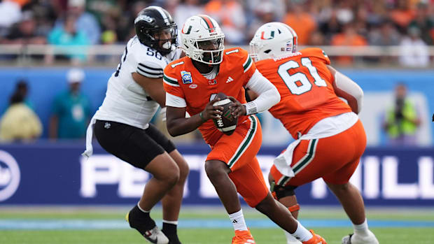 Miami Quarterback Cam Ward