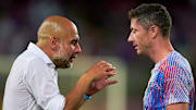 Lewandowski worked under Guardiola