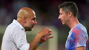 Lewandowski worked under Guardiola