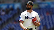 El as de Miami Sandy Alcántara sigue en el radar de los Yankees