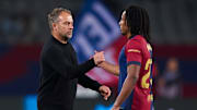 H. Flick et J. Koundé - FC Barcelone