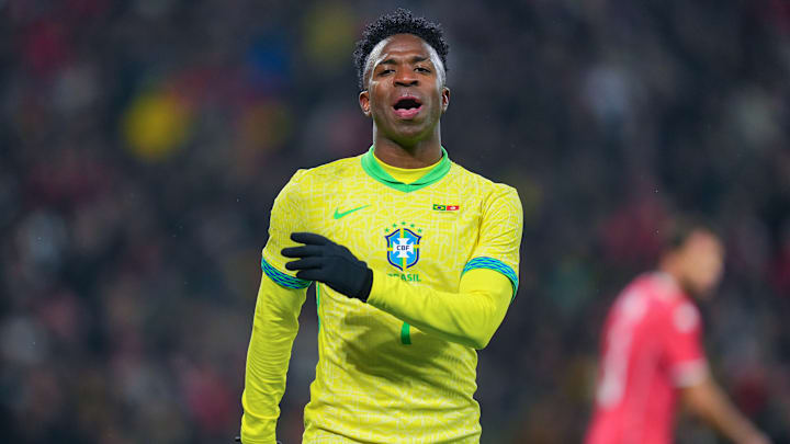 Vincius Junior disputera la Coupe du Monde cet été avec le Brésil.