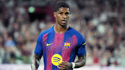 Marcus Rashford a disputé ses premières minutes sous le maillot blaugrana ce dimanche. 