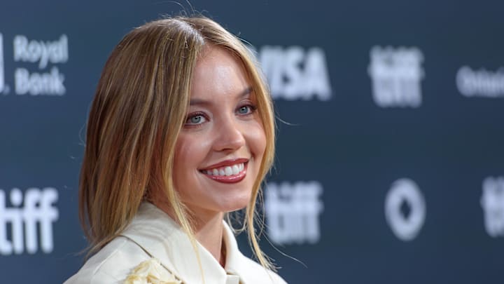 Sydney Sweeney at the "Eden" premiere during the 49th Toronto International Film Festival.