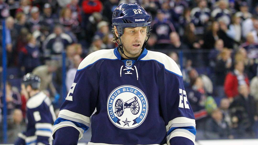 New St. Louis Blues assistant coach Vaclav "Vinny" Prospal while playing for the NHL's Columbus Blue Jackets