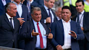 El Presidente del FC Barcelona se dejó ver con el ojo morado signo de un golpe