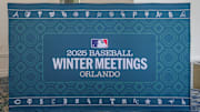 Dec 9, 2025; Orlando, FL, USA; General view of signage during the 2025 MLB Winter Meetings at Signia by Hilton Hotel. 