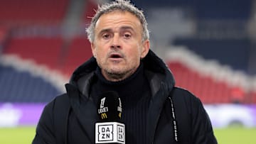 Luis Enrique au micro de DAZN, Ligue 1
