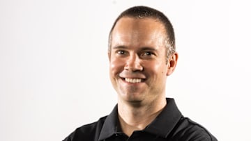 Sep 24, 2025; Phoenix, AZ, USA; Phoenix Suns head coach Jordan Ott poses for portrait during Media Day at PHX Arena. Mandatory Credit: Mark J. Rebilas-Imagn Images
