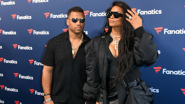 Russell Wilson, Ciara attend the 2025 Fanatics Super Bowl Party in New Orleans.