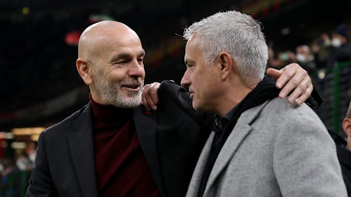 Stefano Pioli, José Mourinho Stefano Pioli, José Mourinho