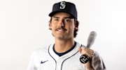 Seattle Mariners infielder Cole Young poses for a portrait during media day Feb. 20 at Peoria Sports Complex.