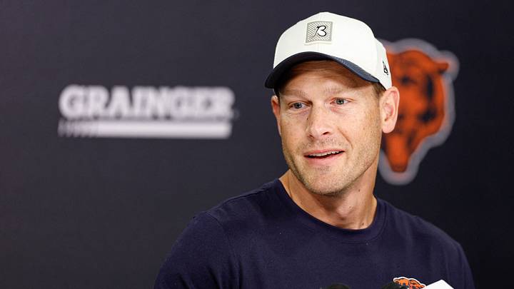 Chicago Bears head coach Ben Johnson