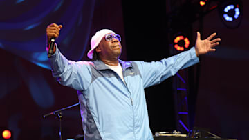 KRS-One at Lincoln Center for J.PERIOD Live Mixtape in August 2024