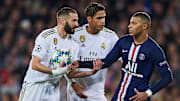 Kylian Mbappe, Raphael Varane, Karim Benzema