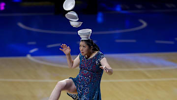 Red Panda took a hard fall during Tuesday night's Commissioner's Cup.