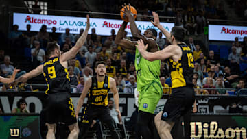 Ege Demir is so big and tall it's hard to get all of him in one picture.