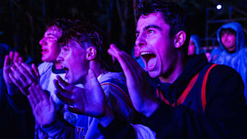 New York Knicks Host Watch Party In Central Park For NBA Eastern Conference Finals