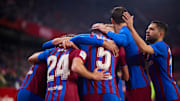 Müssen erneut ohne klub-eigenen Santa Claus auskommen; Die Spieler des FC Barcelona