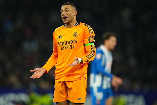 Real Madrid forward Kylian Mbappe