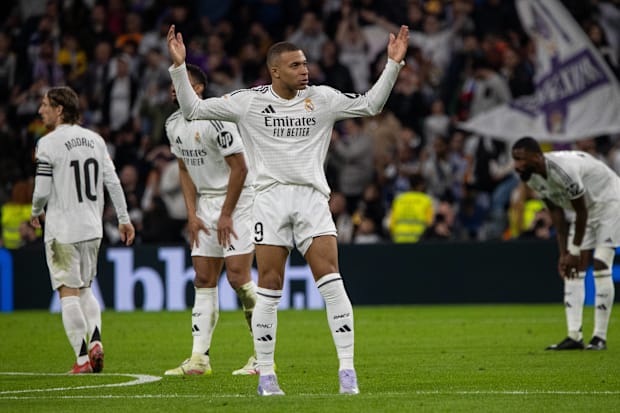 Real Madrid forward Kylian Mbappe