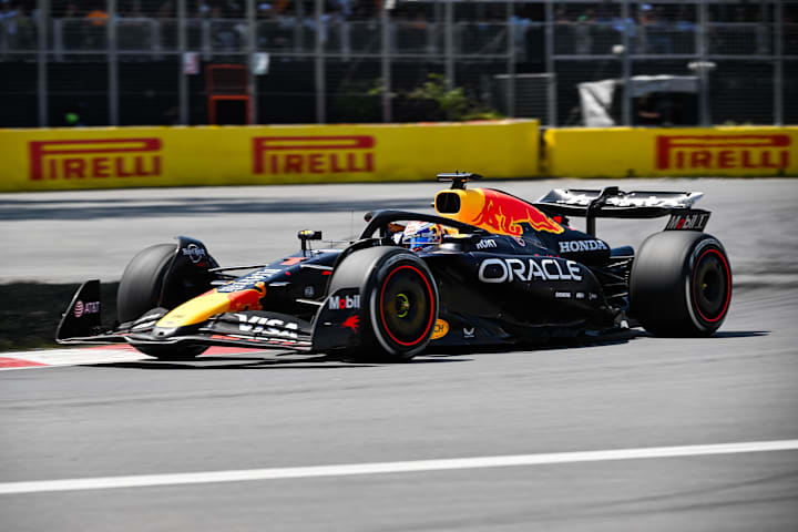Red Bull Racing driver Max Verstappen during the F1 Canadian Grand Prix at Circuit Gilles-Villeneuve. 