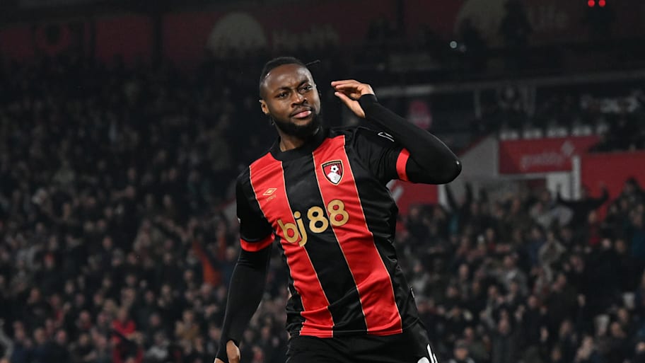 Antoine Semenyo celebrating for Bournemouth.