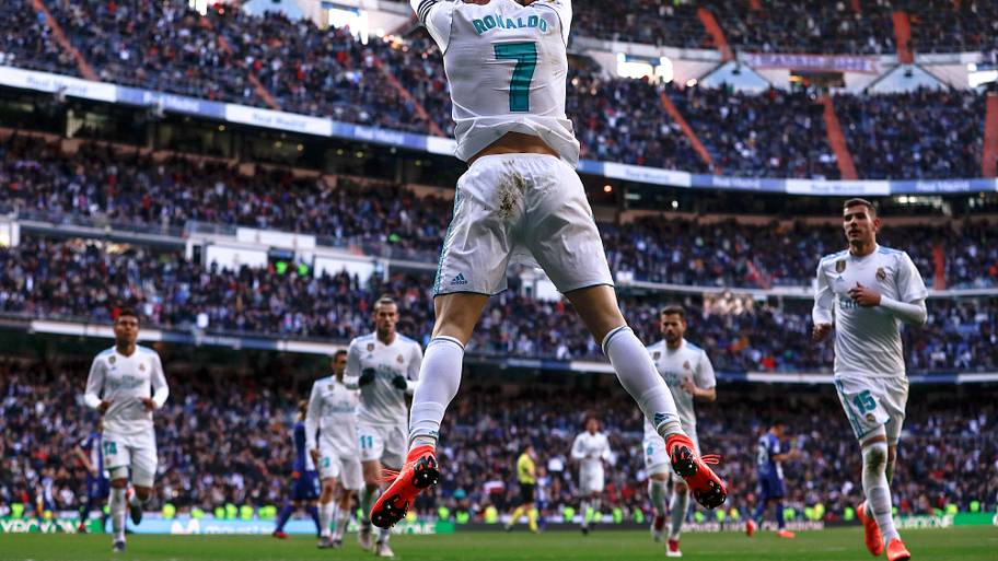 Cristiano Ronaldo celebrating 