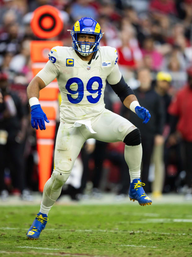 Los Angeles Rams defensive tackle Aaron Donald 