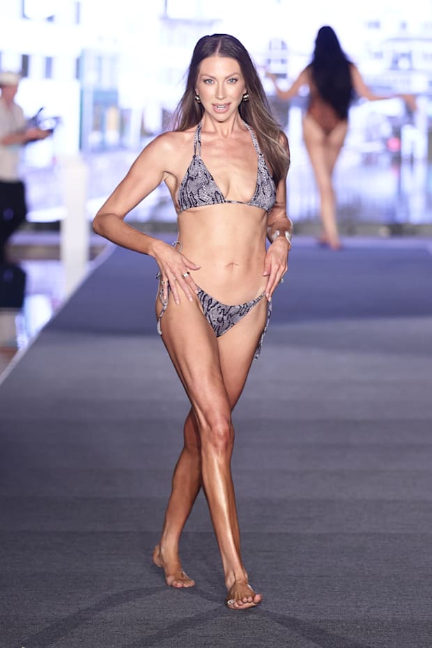 Stassi Schroeder walks the runway for the Sports Illustrated Swimsuit Runway