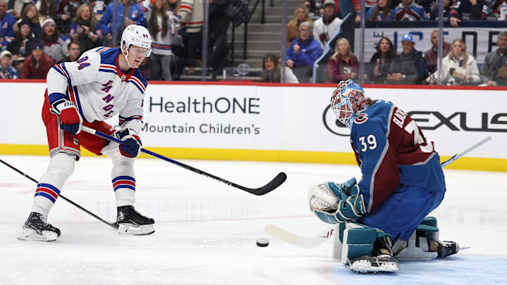 Colorado Avalanche netminder MacKenzie Blackwood was the star in the team's 3-2 OT win over the NY Rangers.