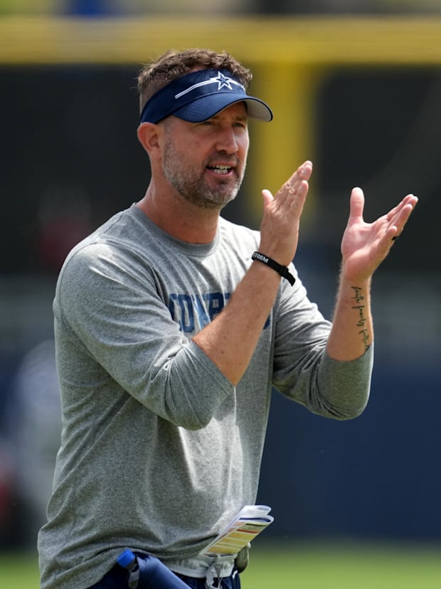 Dallas Cowboys offensive coordinator Brian Schottenheimer.