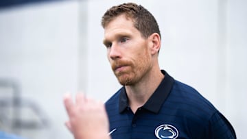 Penn State football offensive line coach Phil Trautwein
