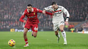 Trent Alexander-Arnold was tested by Diogo Dalot