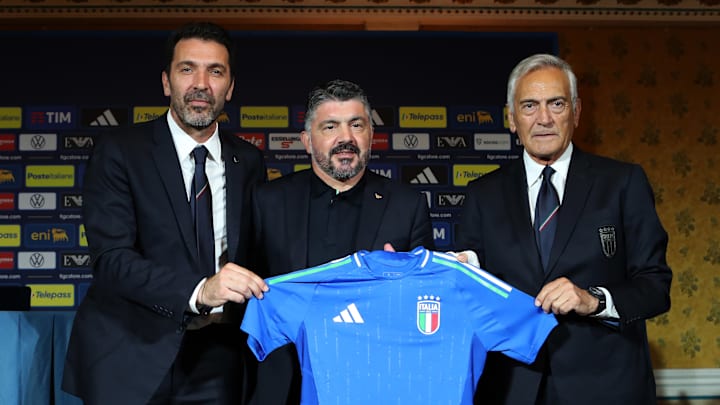 Italy Unveil New Head Coach Gennaro Gattuso Italy Unveil New Head Coach Gennaro Gattuso