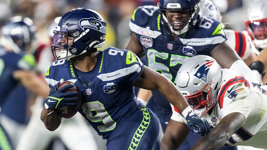 Seattle Seahawks running back Kenneth Walker III 