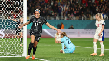 A neozelandesa Wilkinson marcou o primeiro gol da Copa do Mundo 2023
