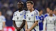 Emir Sahiti (rechts) ist derzeit nur noch Reservist beim HSV.