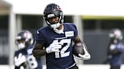 Jun 10, 2025; Houston, TX, USA; Houston Texans wide receiver Nico Collins (12) participates in a drill during an NFL football minicamp at NRG Stadium. Mandatory Credit: Maria Lysaker-Imagn Images 