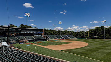 Jun 7, 2024; Chapel Hill, NC, USA; Boshamer Stadium prior to the North Carolina Tar Heels and West Virginia Mountaineers playing in the DI Baseball Super Regional.  Mandatory Credit: Jeffrey Camarati-Imagn Images