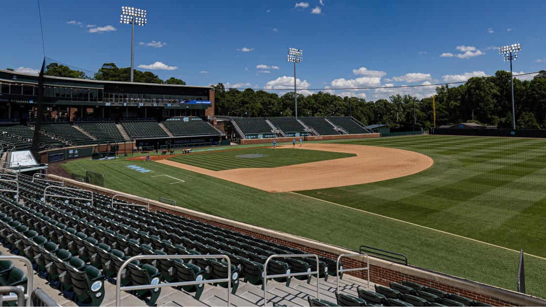 Jun 7, 2024; Chapel Hill, NC, USA; Boshamer Stadium prior to the North Carolina Tar Heels and West Virginia Mountaineers playing in the DI Baseball Super Regional.  Mandatory Credit: Jeffrey Camarati-USA TODAY Sports