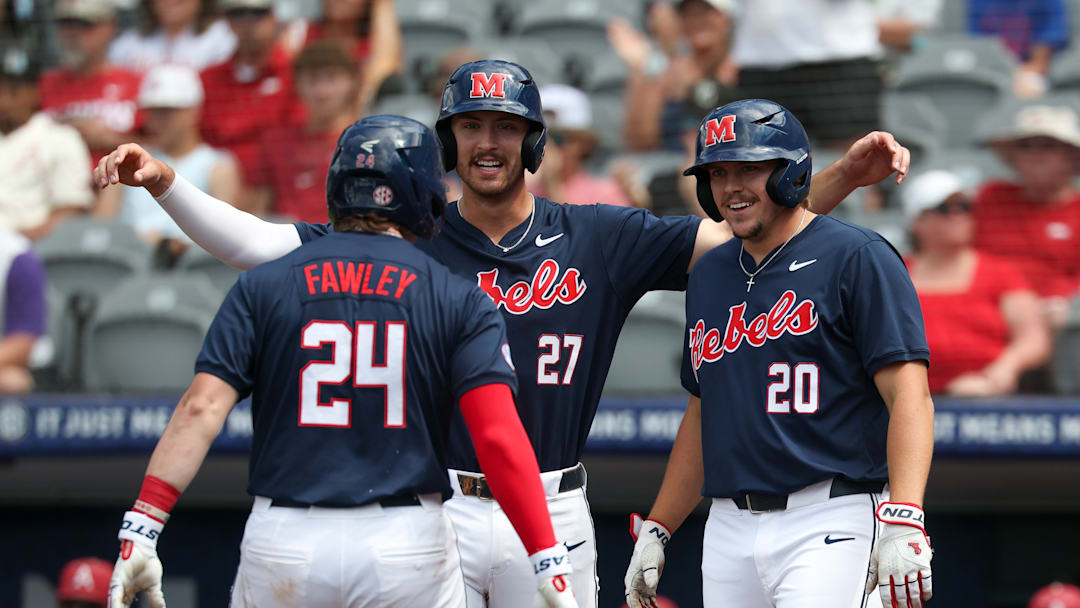 COLLEGE BASEBALL: MAY 23 SEC Baseball Championship Quarterfinals - Mississippi vs Arkansas