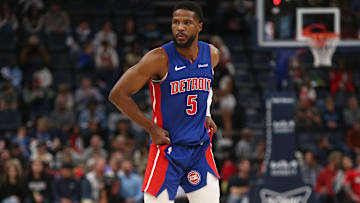 Nov 27, 2024; Memphis, Tennessee, USA; Detroit Pistons guard Malik Beasley (5): Petre Thomas-Imagn Images