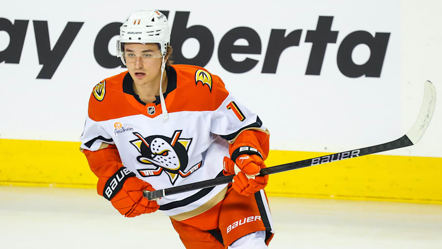 Anaheim Ducks center Trevor Zegras | Sergei Belski-Imagn Images