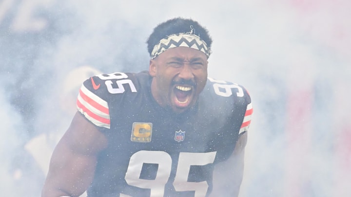 Cleveland Browns defensive end Myles Garrett 