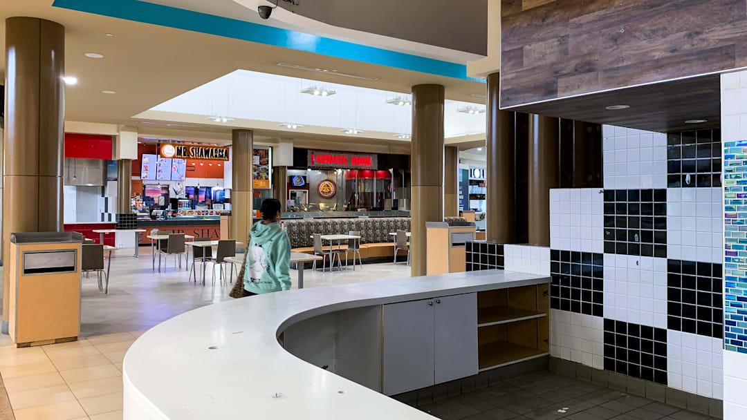 Shopping mall redevelopment in California